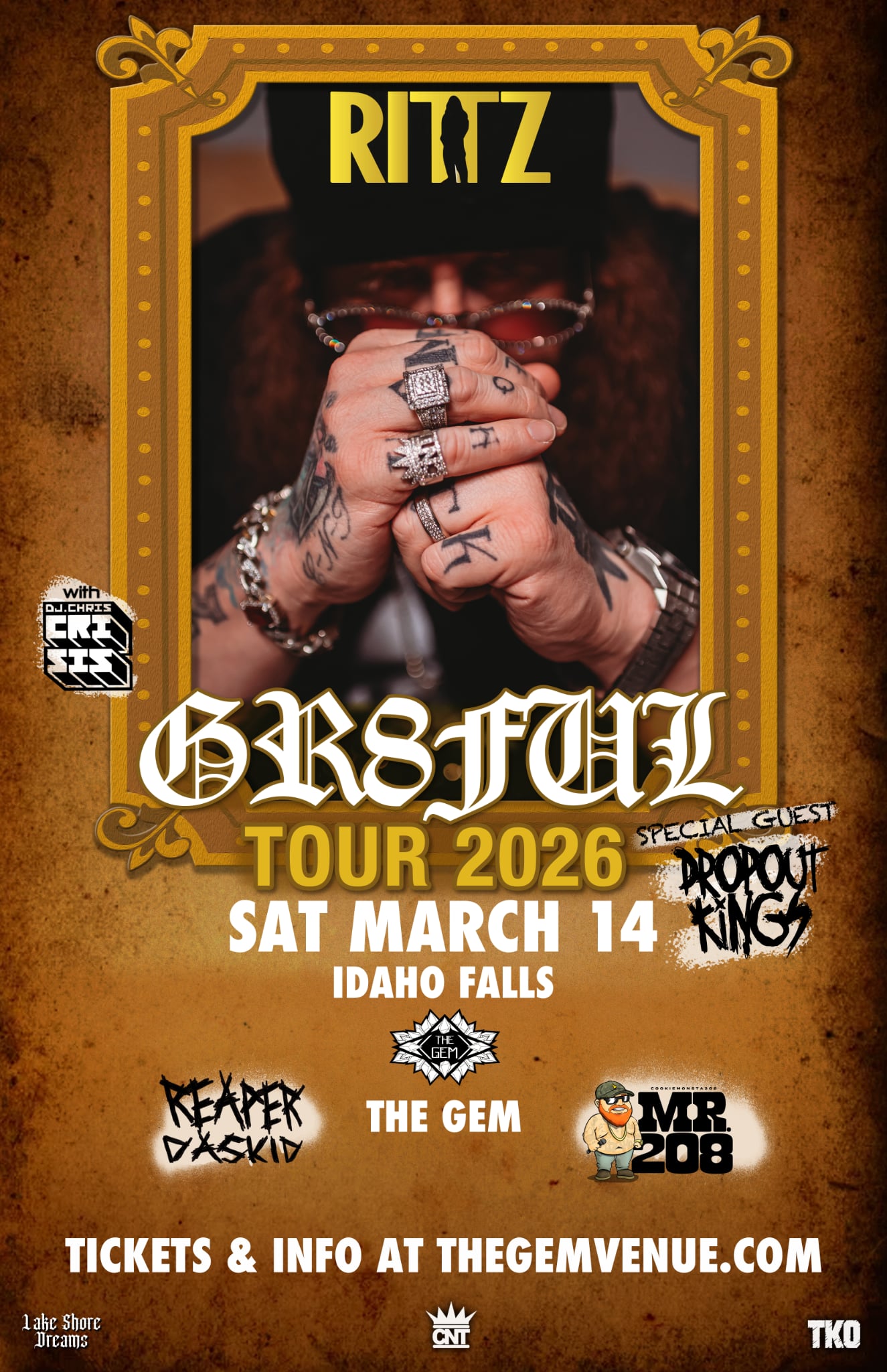Rittz & DropOut Kings in Idaho Falls at The Gem - The Gem Venue